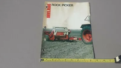 Buy 1977 Melroe Rock Picker Sales Brochure Booklet Farm Clark Equipment Bismarck ND  • 22.99$