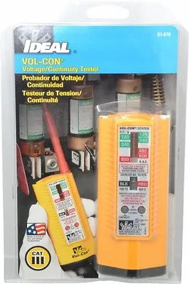 Buy Ideal 5 VAC/VDC To 600 VAC/VDC, Voltage And Circuit Continuity Tester • 126.57$