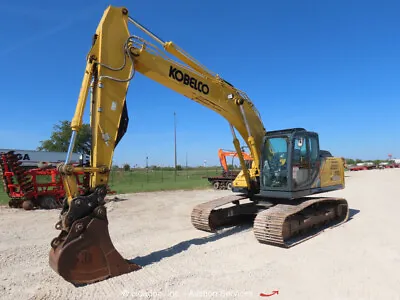 Buy 2019 Kobelco SK210LC-10 Hydraulic Excavator Trackhoe A/C Cab Aux Hyd Q/C • 1$
