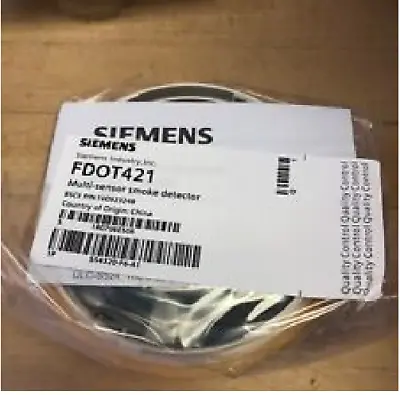 Buy Brand New Siemens Fdot421 Photoelectric Smoke Detector. Factory Sealed • 73.20$
