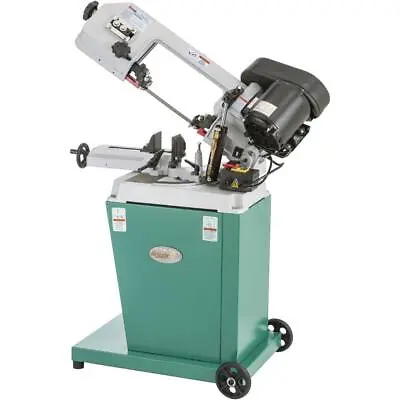 Buy Grizzly G9742 110V 5 Inch X 6 1/2 Inch HP Metal-Cutting Bandsaw With Swivel Head • 1,439$