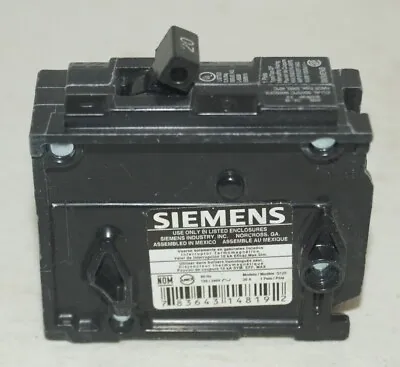 Buy Siemens 20 Amp Single Pole Circuit Breaker Type QP Q120 • 11.99$