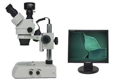 Buy AMB-3400C LCD Display Trinocular Stereoscope Microscope With Computer Camera • 1,436$