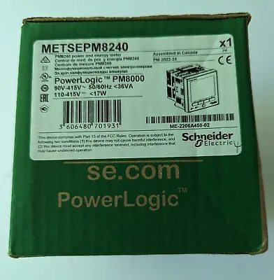 Buy Schneider Electric PM8000 METSEPM8240 Power Logic PM8240 Power Meter - Brand New • 1,350$