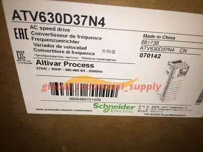 Buy New & Original Schneider ATV630D37N4 Inverter ATV630D37N4 Free Fast Shipping • 2,165$