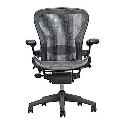 Buy  Herman Miller Aeron Chair Open Box Size B Fully Loaded  ( Black Chair )  • 499.11$