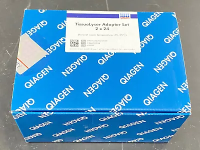 Buy NEW Qiagen Tissuelyser II Adapter Set #69982, [12 X 24] Wells Block, PAIR • 1,349.10$