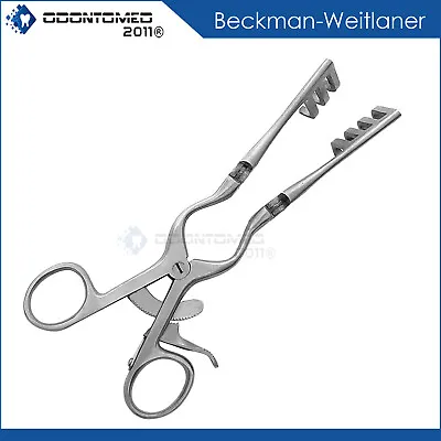 Buy Beckman-Weitlaner Retractor 8  3x4 Prongs Blunt Hinged Blade • 19.80$