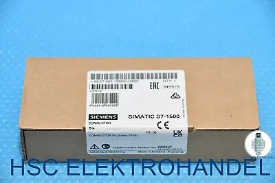 Buy Siemens 6ES7592-1BM00-0XB0 SIMATIC S7-1500 Connector, Front Plug In Push-In Tec • 78.15$