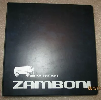 Buy ZAMBONI 445 Ice Resurfacers Operation Maintenance Parts Manual Factory Original  • 297.24$