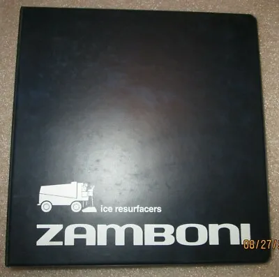 Buy ZAMBONI 445 Ice Resurfacers Operation Maintenance Parts Manual Factory Original  • 293.75$