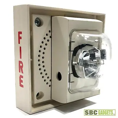 Buy Siemens Fire Alarm W/ Speaker Strobe S-LP70-MCS-W • 49.99$