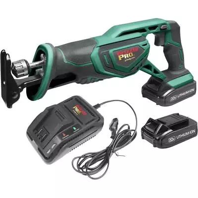 Buy Grizzly PRO T30294X2 20V Reciprocating Saw Kit With 2 Li-Ion Batteries & Charger • 274.95$