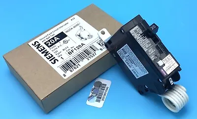 Buy New Circuit Breaker Siemens BF120 20 Amp 1 Pole 120V  GFCI BOLT ON $ • 289.99$