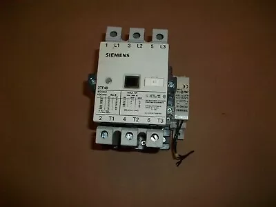 Buy Siemens 3TF48 Contactor W/ 3TX7462-3S  120v Coil • 35$