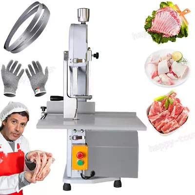 Buy 1500W Electric Meat Bone Saw Machine Commercial Frozen Meat Bandsaw Cutter • 462.99$