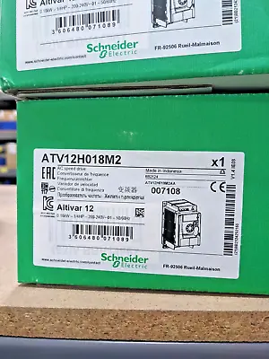 Buy Schneider Electric Drive .18kW .25HP 200 To 240V 1 Phase ATV12H018M2 • 119.99$