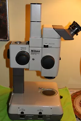 Buy Nikon Trinocular SMZ-U 1;10 Zoom Microscope System W/ Brightfield/darkfield • 1,400$
