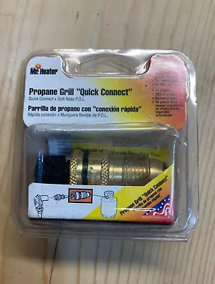 Buy Mr. Heater Propane Grill Quick Connect Adapter Gas Socket F276334 Old Tank Weber • 16.50$