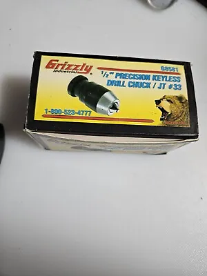 Buy Grizzly 1/2  Precision Keyless Drill Chuck G8581 Jt#33 • 26$