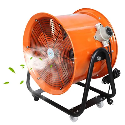Buy 16'' NEW Axial Fan  Fumes Fan For Spray Booth Paint US~ • 269$