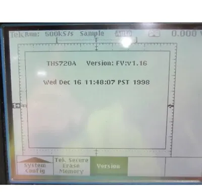 Buy Tektronix THS720A Digital Real-Time Oscilloscope 100 MHz • 600$