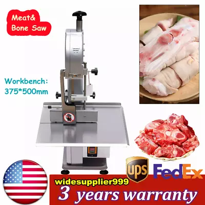 Buy 1500W Electric Bone Saw Machine Commercial Frozen Meat Bone Cutting Band Cutter • 535$