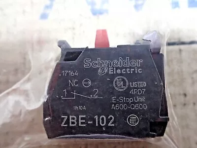 Buy  Schneider Electric ZBE-102 Contact Block 10A  A600-Q600 • 14$