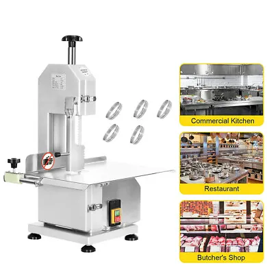Buy Commercial Electric Meat Bandsaw Bone Cutting Machine Stainless Steel Blade • 459.99$