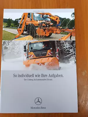 Buy Prospectus Unimog Public Service Municipal Tractor Tractor Brochure 20 • 10.66$