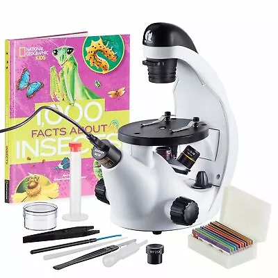 Buy IQCrew 40x-500x Portable Student Microscope Kit, Slides, Camera, Prep Tools • 143.99$