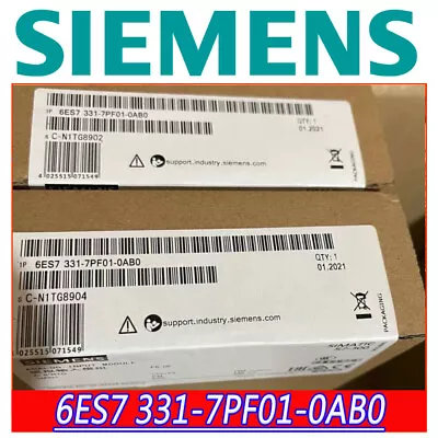 Buy Premium Quality Siemens 6es7 331-7PF01-0AB0 Fresh Inventory Instant Availability • 288$