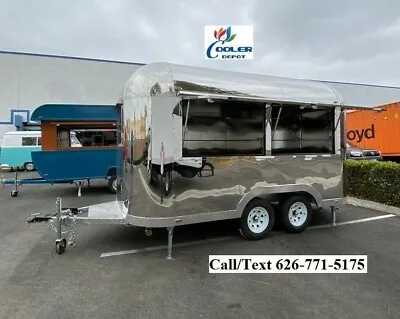 Buy NEW Electric Mobile Food Trailer Enclosed Concession Retro Vintage Style 4 Hitch • 23,203.44$