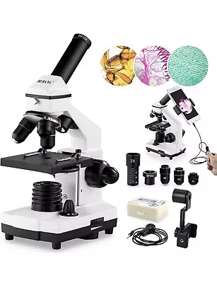 Buy Microscope For Adults Kids, 100X-2000X BEBANG Compound Microscope With Micro@B16 • 69.99$