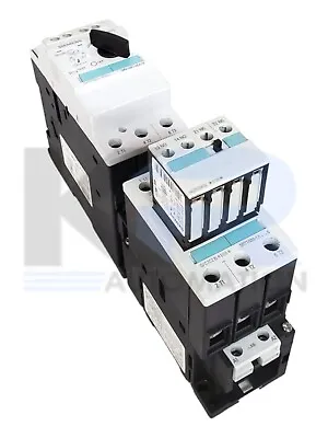 Buy Siemens 3RV1031-4EA10 Motor Starter Protector W/IEC/EN 60947-4-1 & Switch Block • 109.99$