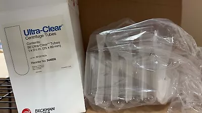 Buy Beckman 344058, Ultra-Clear CENTRIFUGE TUBES  25mm X 89mm (PARTIAL) 43/box • 70$