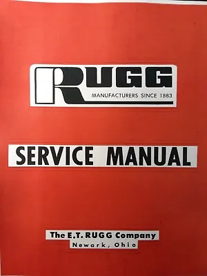 Buy Rugg E.T. Garden Pride 32  Deluxe Riding Lawn Mower Parts Catalog Manual 70-020E • 35.99$
