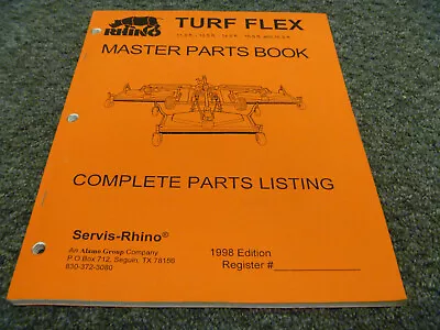 Buy Rhino Turf Flex Batwing Finishing Mower 11 13 14 15 16 Ft Parts Catalog Manual • 174.30$