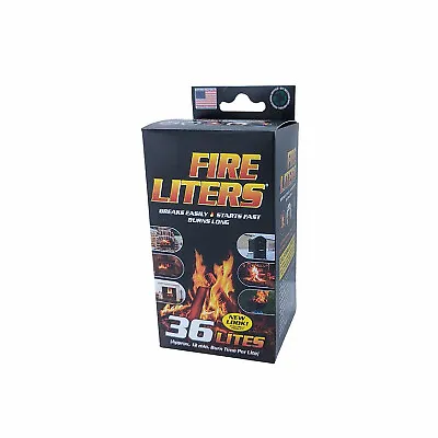 Buy Fire Liters 10836 Fire Starter Wood Fiber 36 Pk • 5.28$