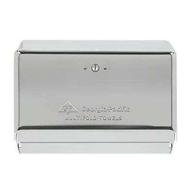 Buy Georgia-Pacific 54720 Chrome Multifold Space Saver Paper Towel Dispenser 1/ea • 37.99$