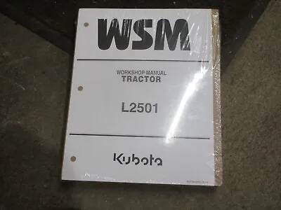 Buy Kubota L2501 Tractor Service & Repair Manual • 150$