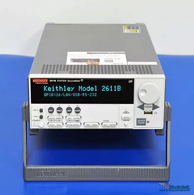 Buy Keithley 2611B SourceMeter Source Measure Unit 200V 10A Pulse NIST Calibrated • 4,519$
