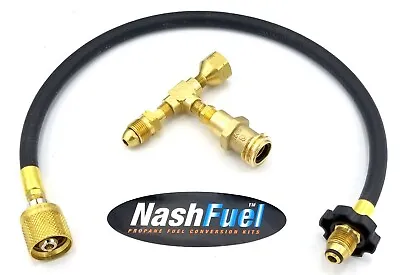 Buy Propane Tank Extended Use Adapter Kit Food Truck Concession Trailer BBQ 100lb • 63.99$