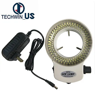 Buy 144 LED Ring Illuminator Light Adjustable Bulb For Stereo Microscope Camera • 21.70$