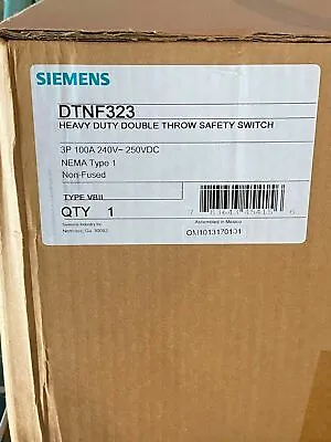 Buy Siemens Dtnf323 Double Throw Safety Switch • 1,350$