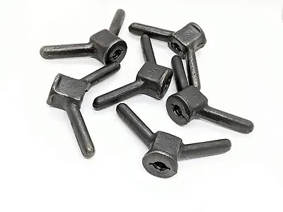 Buy 6 Pcs 1/2  Coil Rod Thread Wing Nuts For Concrete Formwork • 23$