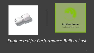 Buy Mur-Lok RO Faucet Adaptor Water Fitting (1/4  QC X 7/16  Female NPT) John Guest  • 6.76$