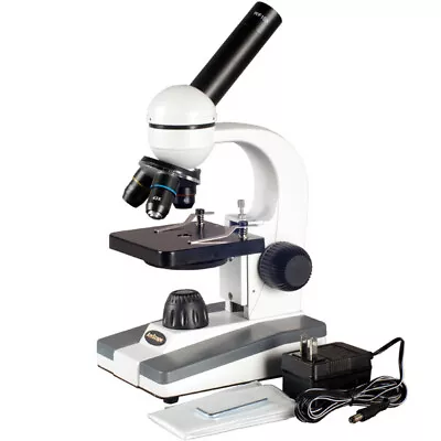 Buy AmScope 40X-1000X Compound Microscope Science Biological Student Multi-Use • 51.29$