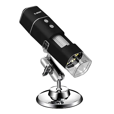Buy SVBONY SV606 Wireless Handheld 1000X Stepless Zoom Digital Microscope W/ Stand • 45.99$