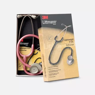 Buy 3M Littmann Lightweight II S.E. 28 Inch Stethoscope - Pearl Pink Tube -Brand New • 29.99$